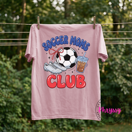 Soccer Moms Club Women's Soccer Mom Gift Game Day Style Sideline Life Look