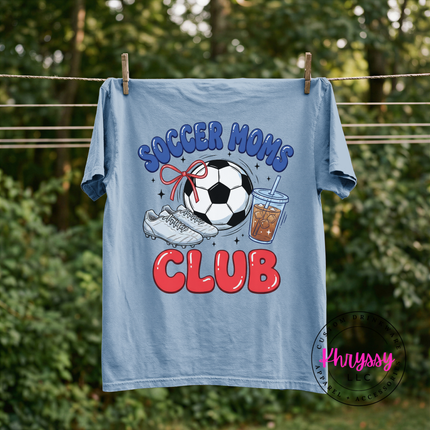 Soccer Moms Club Women's Soccer Mom Gift Game Day Style Sideline Life Look