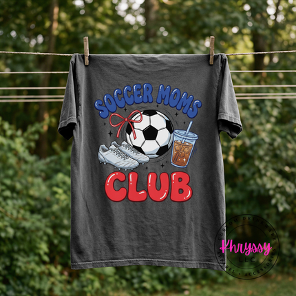 Soccer Moms Club Women's Soccer Mom Gift Game Day Style Sideline Life Look