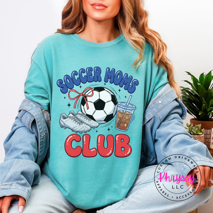 Soccer Moms Club Women's Soccer Mom Gift Game Day Style Sideline Life Look