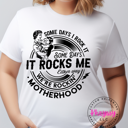 Some Days I Rock It Unisex Shirt - Embrace the Ups and Downs in Style