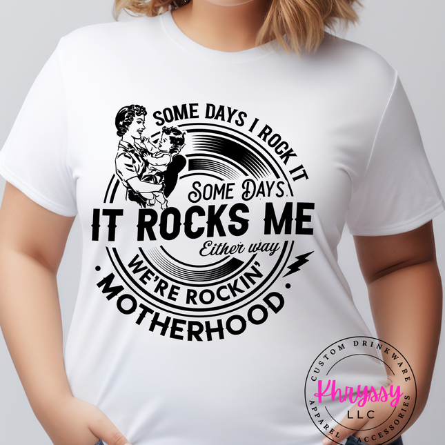 Some Days I Rock It Unisex Shirt - Embrace the Ups and Downs in Style
