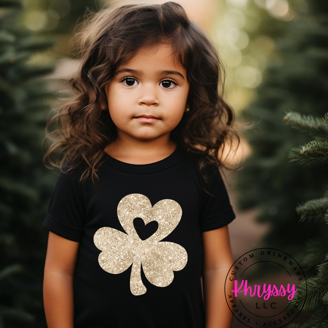 Shamrock Shimmer St. Patrick's Day FAUX Glitter Unisex Shirt