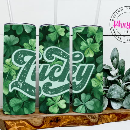 Cloverfield Delight  20oz Tumbler with Straw