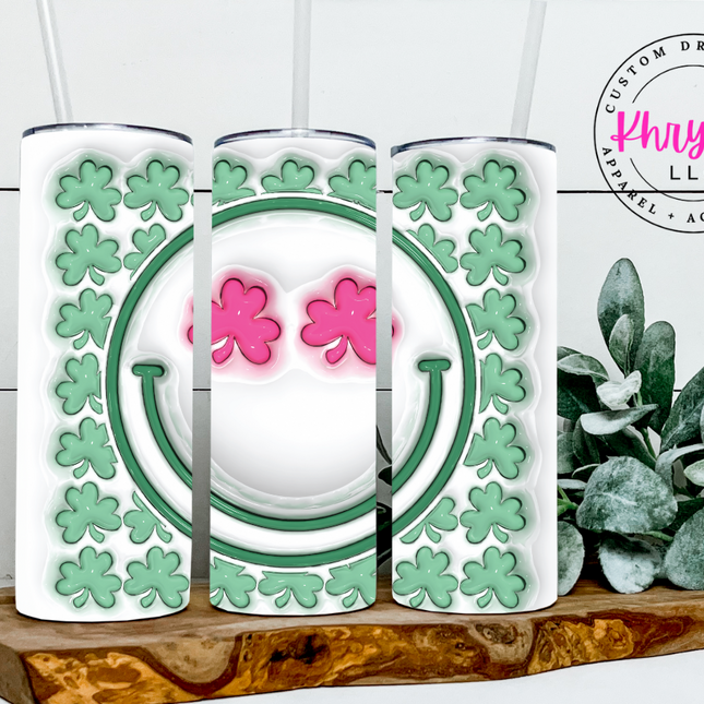 St. Patrick's Day Bliss 20oz Tumbler with Straw