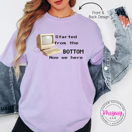 GCS Virtual Program Tee — Front & Back Started From the Bottom Design