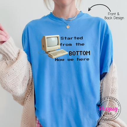 GCS Virtual Program Tee — Front & Back Started From the Bottom Design