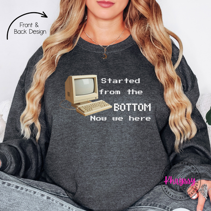 GCS Virtual Program Crewneck Sweatshirt — Two-Sided Retro Design