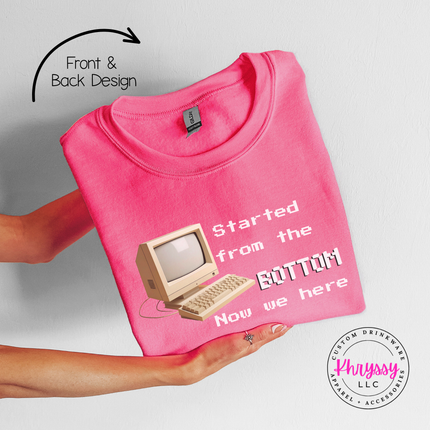GCS Virtual Program Crewneck Sweatshirt — Two-Sided Retro Design