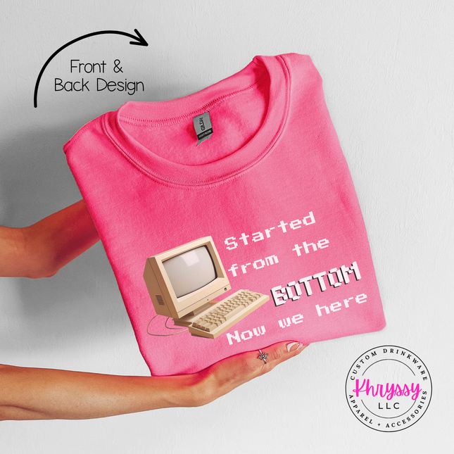 GCS Virtual Program Crewneck Sweatshirt — Two-Sided Retro Design
