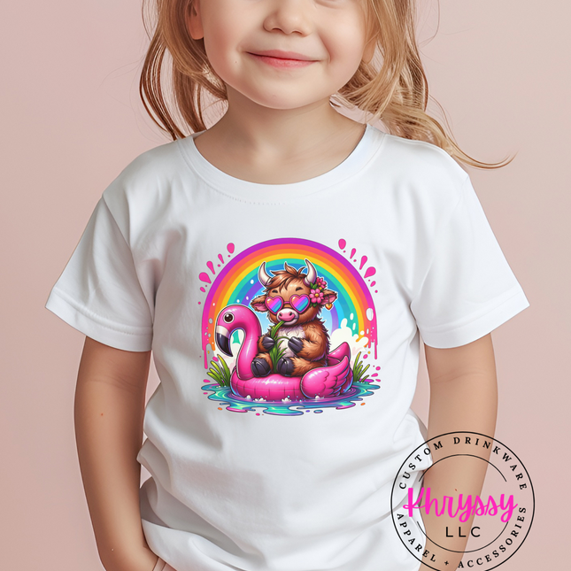 Whimsical Highland Cow Unisex Shirt