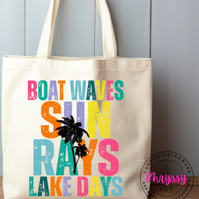 Lake Days Tote Bag