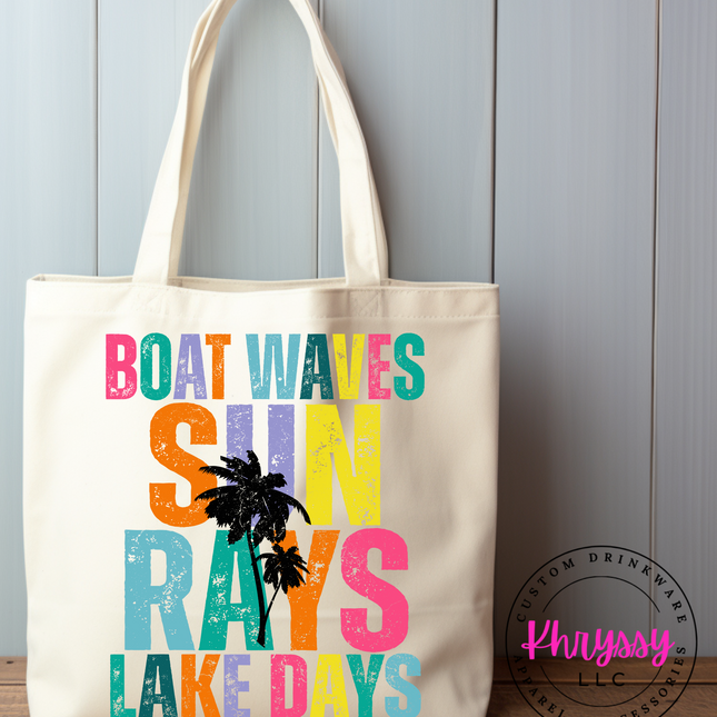 Lake Days Tote Bag