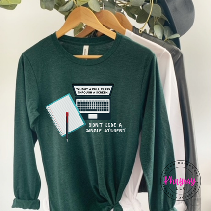 Virtually Unstoppable — Bella Canvas Educator Long Sleeve Tee