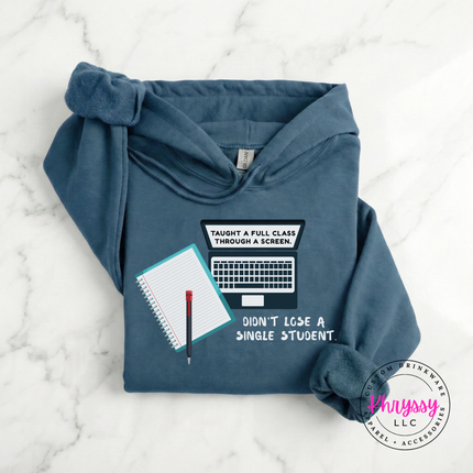 No Student Left Behind the Screen — Gildan Teacher Hoodie