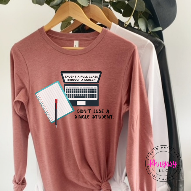 Virtually Unstoppable — Bella Canvas Educator Long Sleeve Tee
