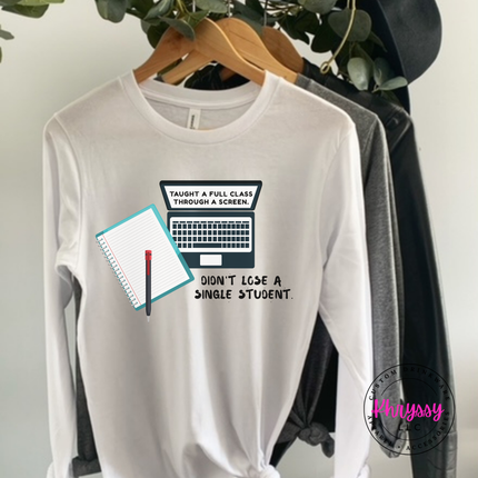Virtually Unstoppable — Bella Canvas Educator Long Sleeve Tee