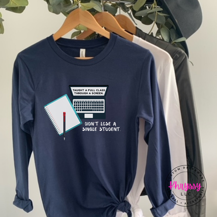 Virtually Unstoppable — Bella Canvas Educator Long Sleeve Tee