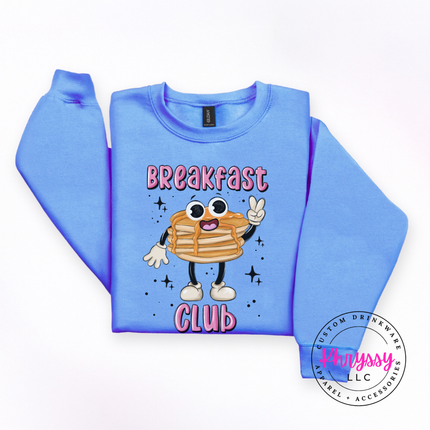 Breakfast Club Retro Pancake Crewneck Sweatshirt | Brunch Gift