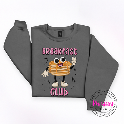 Breakfast Club Retro Pancake Crewneck Sweatshirt | Brunch Gift