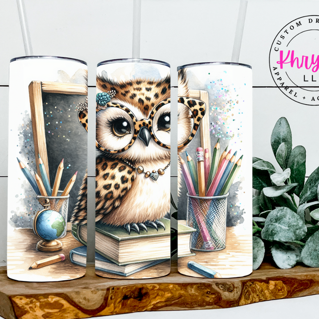 Wise Teacher Essentials 20oz Tumbler with Straw