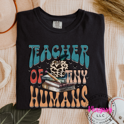 Teacher Of Tiny Humans Cheerful Bookstack
