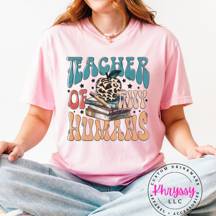 Teacher Of Tiny Humans Cheerful Bookstack