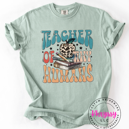 Teacher Of Tiny Humans Cheerful Bookstack