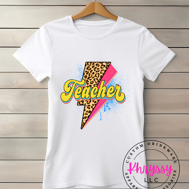 Teacher Lightning Bolt Unisex Shirt