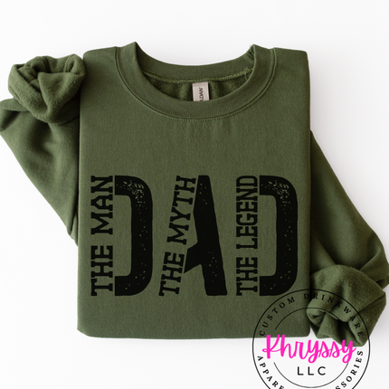 Dad: The Man, The Myth, The Legend Unisex Shirt