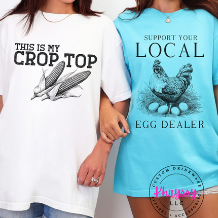This Is My Crop Top — Funny Corn Farm Girl Statement