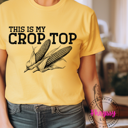 This Is My Crop Top Unisex Shirt