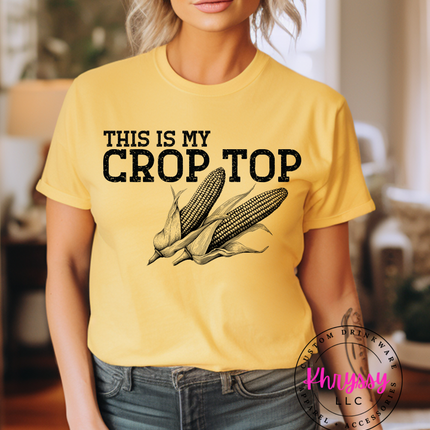 This Is My Crop Top Unisex Shirt