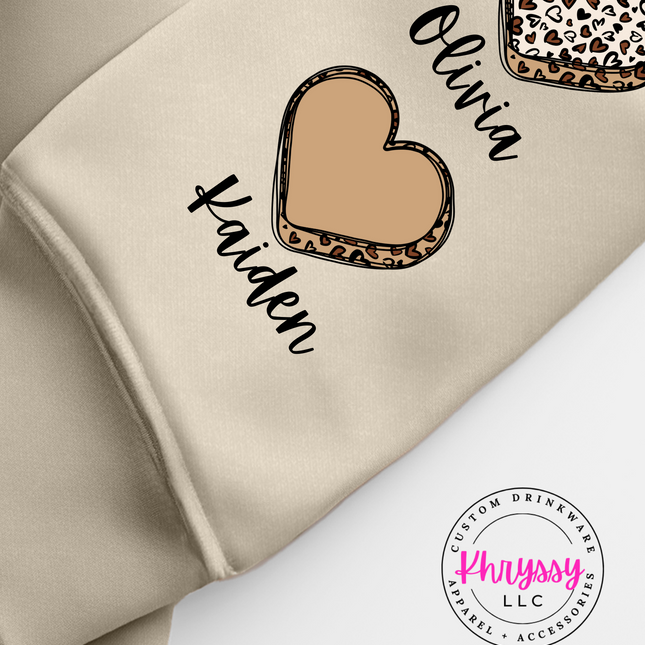 This Mama Wears Her Heart On Her Sleeve Unisex Shirt