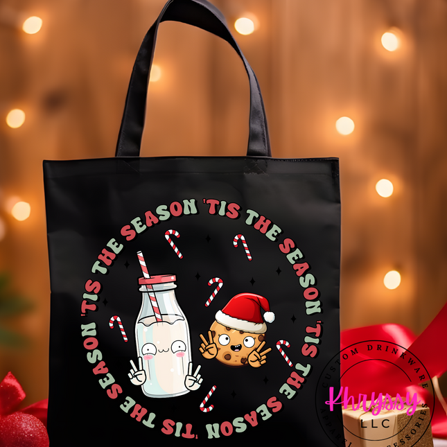 Christmas Tis the Season Canvas Tote Bag
