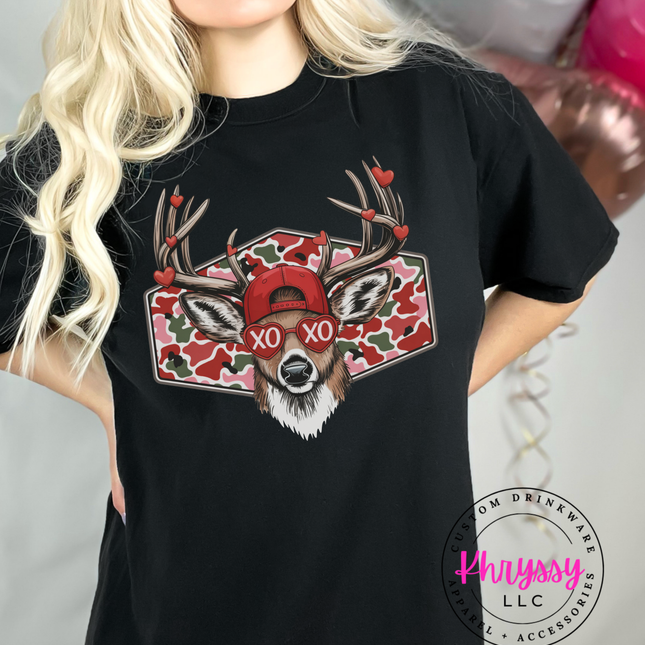 Trendy deer design on a cozy brown pullover, perfect for casual wear.