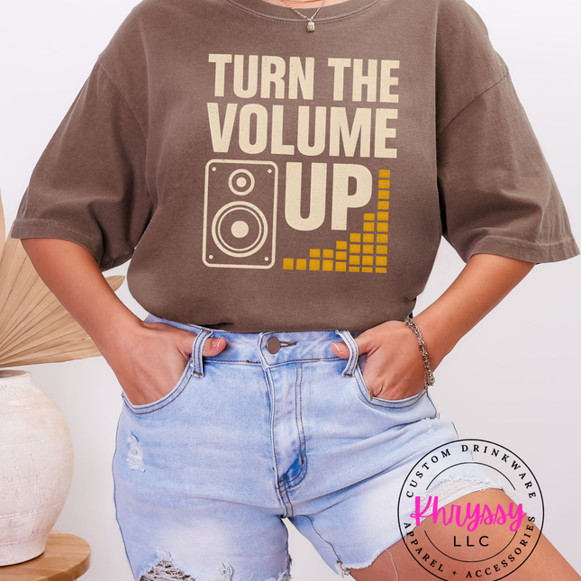 Turn The Volume Up — Speaker Graphic Statement