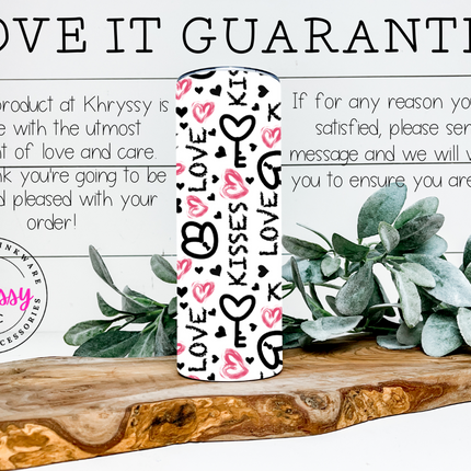 Unlock Love Valentine's Day 20oz Tumbler with Straw