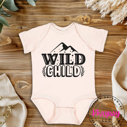 Wild Child Adventurous Baby Gift Bold Newborn Outdoor Look Nature-Inspired Baby Shower Favorite