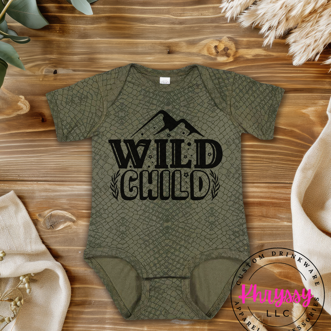 Wild Child Adventurous Baby Gift Bold Newborn Outdoor Look Nature-Inspired Baby Shower Favorite