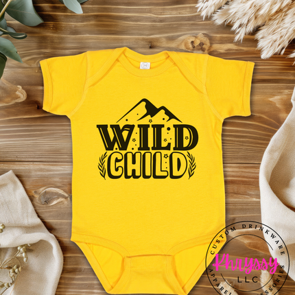 Wild Child Adventurous Baby Gift Bold Newborn Outdoor Look Nature-Inspired Baby Shower Favorite