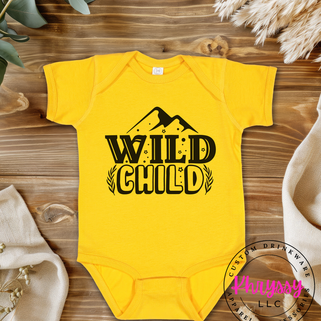 Wild Child Adventurous Baby Gift Bold Newborn Outdoor Look Nature-Inspired Baby Shower Favorite