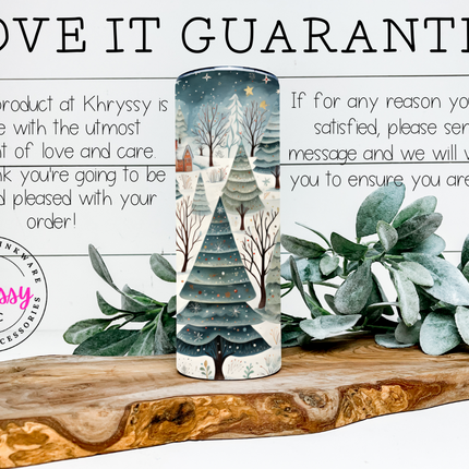 Snowfall Serenity 20oz Tumbler with Straw