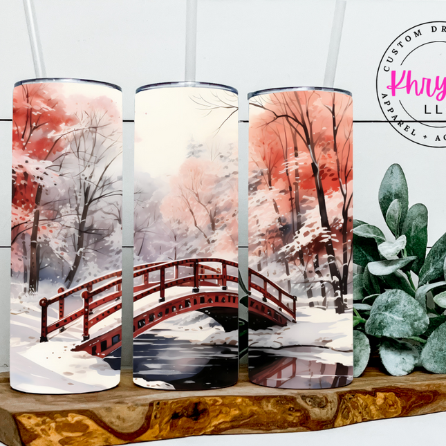 Winter Wonderland 20oz Tumbler with Straw