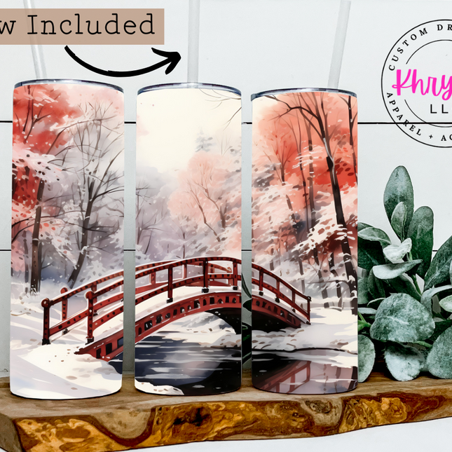 Winter Wonderland 20oz Tumbler with Straw