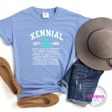 Xennial 1977 to 1985 Generational Humor Women's Tee