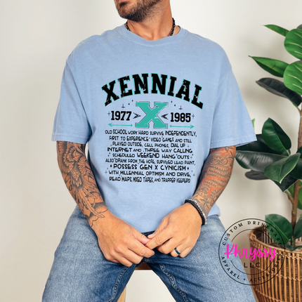 Xennial 1977 to 1985 Generational Humor Women's Tee