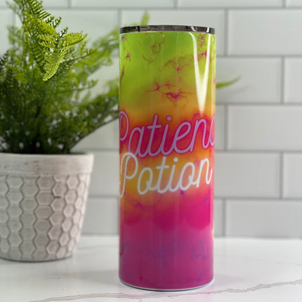Patience Potion Custom 20/30oz Tumbler with Straw
