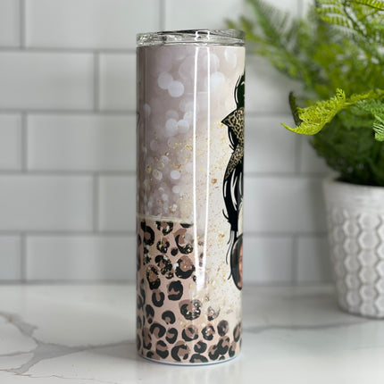 #MomLife Custom 20oz Tumbler with Straw
