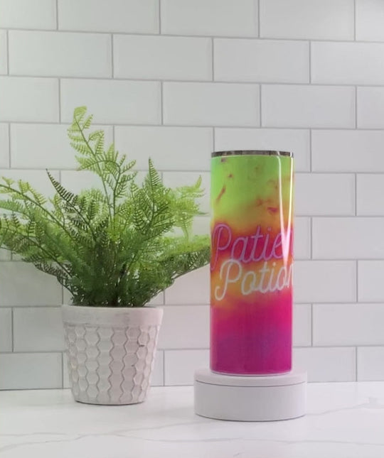 Patience Potion Custom 20/30oz Tumbler with Straw